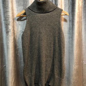 M Boutique Turtleneck High Low Sweater Vest